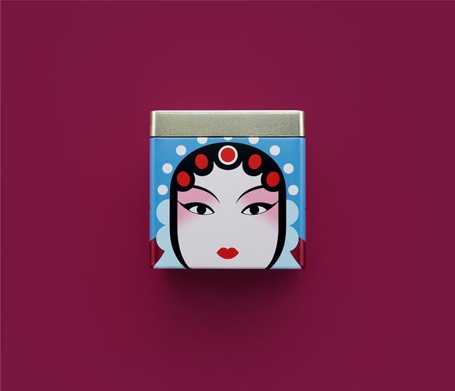 把“国粹脸谱”融入到茶叶品牌,即有文化根基又现代感